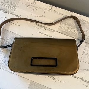 Gold Metallic Steuart Weitzman Vintage Purse